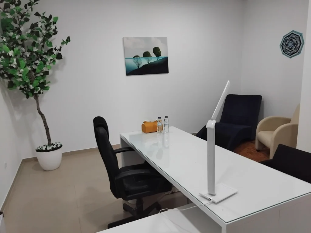 Gabinete de consulta da clínica
